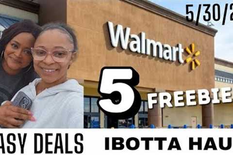 Walmart Deals 5/30/25: Walmart Ibotta Haul: Couponing At Walmart This Week: 5 FREEBIES: EASY DEALS