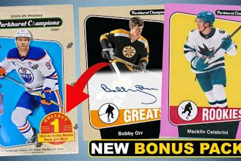 BIG CHANGES! - 2024-25 Upper Deck Parkhurst Champions Hockey Hobby Box Break