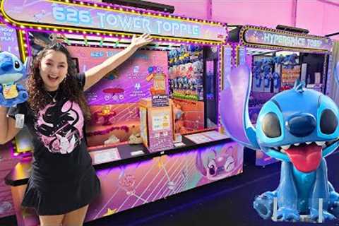 Stitch has taken over Singapore! Stitch Carnival, Arcade, and Shopping!