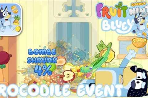 Bluey X Fruit Ninja - CROCODILE EVENT - iOS (Apple Arcade) Gameplay